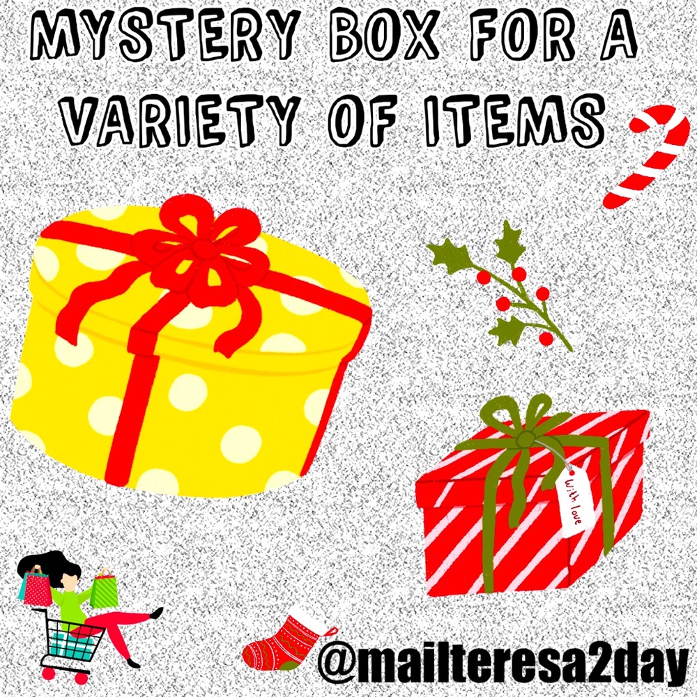 MYSTERY BOX FULL OF A VARIETY OF NEW/GU ITEMS